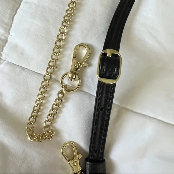 Adjustable leather and chain Croisette Strap Replacement - Picture 3 of 4